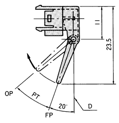 光電開(kāi)關(guān)致動(dòng)器形式B